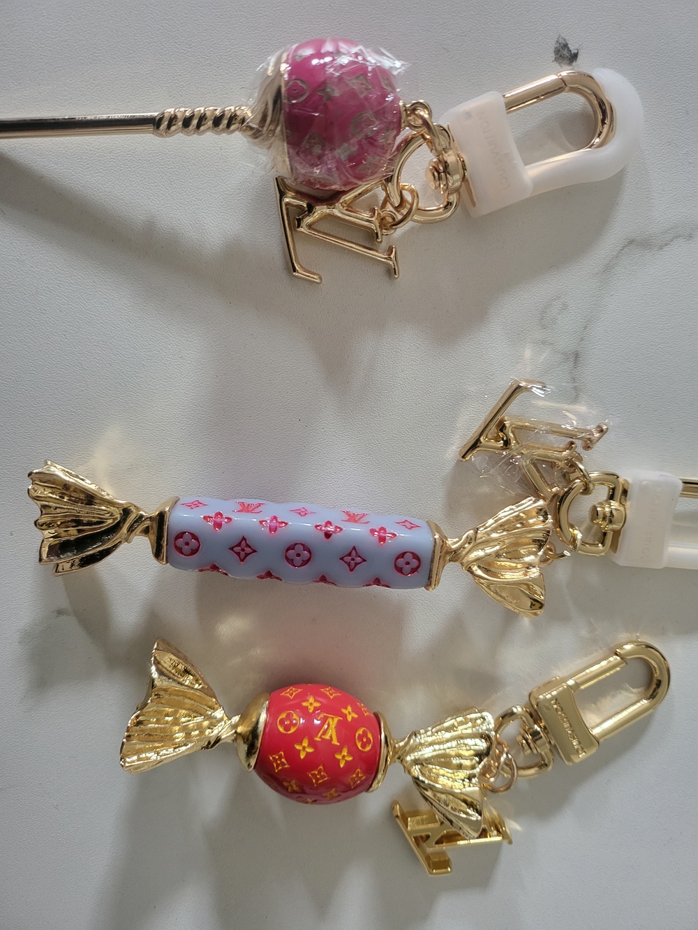 LV Candy Shop 3-Piece Bag Charm Set
​​🍬 COLLECTOR'S SET: "LV Sweets" Collection